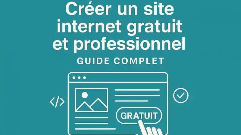 Créer un site internet gratuit et professionnel
