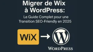 Migrer de Wix à Wordpress