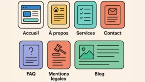 Pages essentielles d’un site web