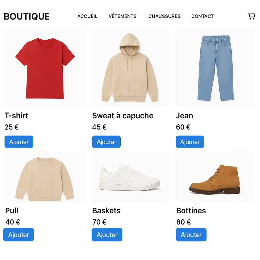 boutique en ligne chic