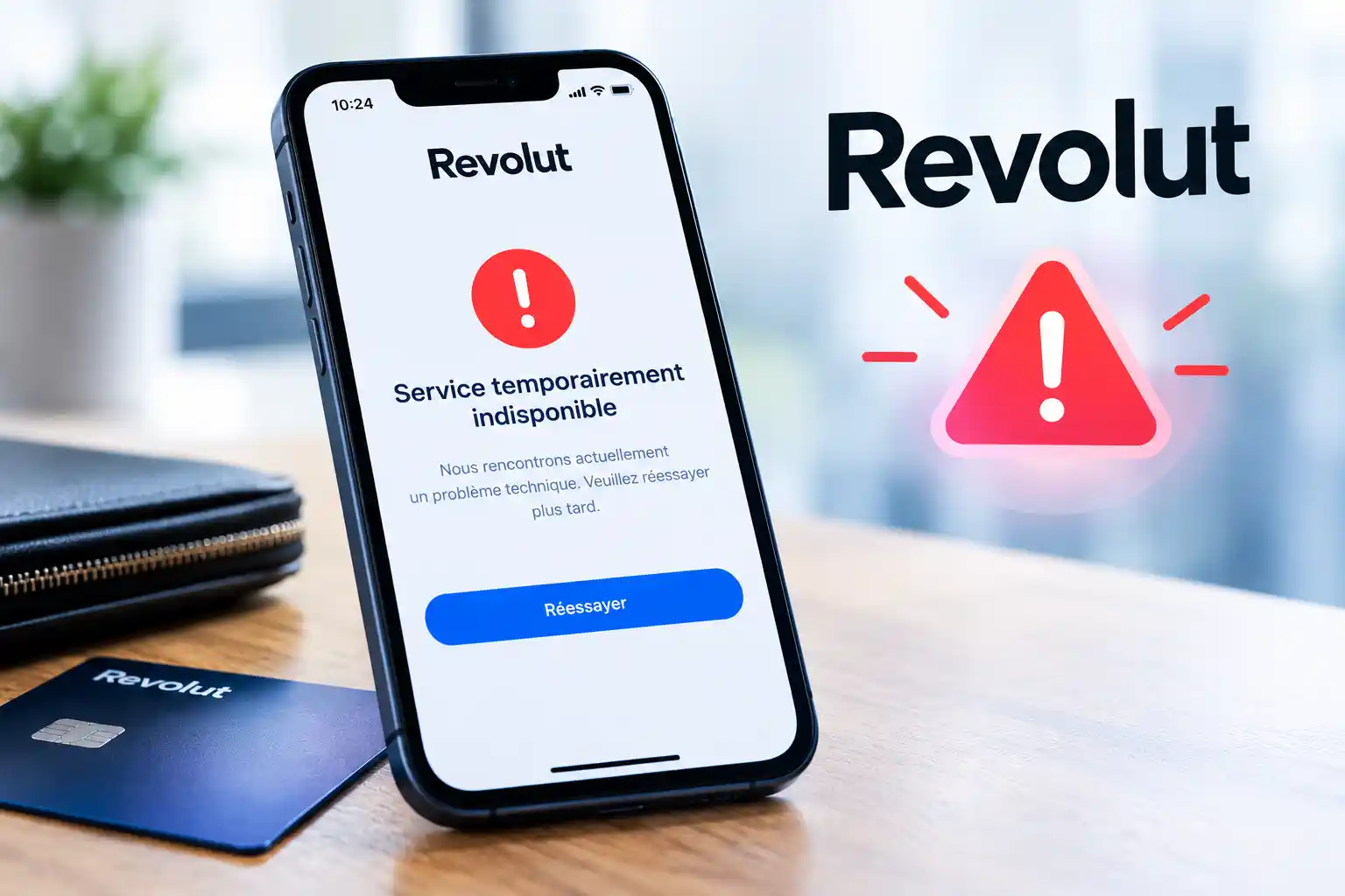 Panne Revolut : comment continuer à payer 1 Panne Revolut : indisponibilité temporaire des services bancaires